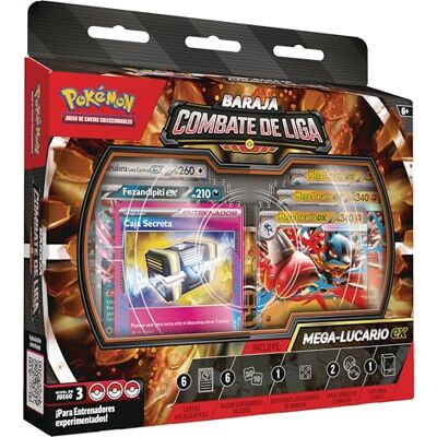 Pokémon : de Mega-Lucario ex de JCC (1 baraja de 60 Cartas Lista para Jugar con Mega-Lucario ex) Pokémon : de Mega-Lucario ex de JCC (1 baraja de 60 Cartas Lista para Jugar con Mega-Lucario ex)