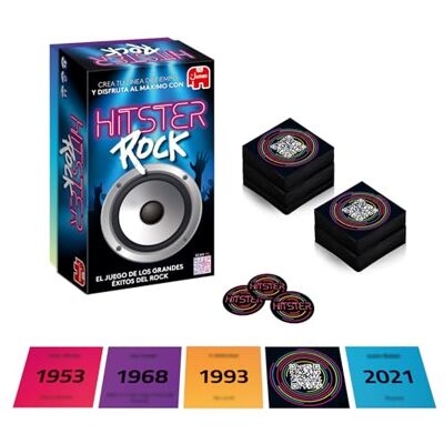 Hitster Rock Juego Musical para Adultos Juego de Fiesta (ES) Juego musical para adultos (+16 años). Escanea cartas con la app y ordena las canciones por año de lanzamiento. Hitster Rock Juego Musical para Adultos Juego de Fiesta (ES) Juego musical para adultos (+16 años). Escanea cartas con la app y ordena las canciones por año de lanzamiento.