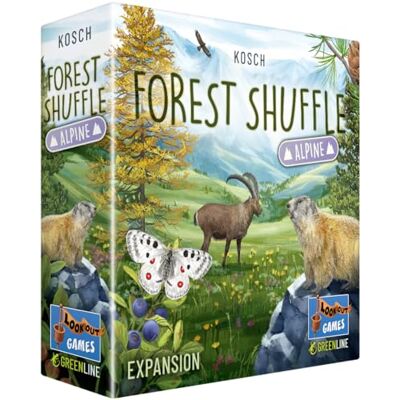 Asmodee Forest Shuffle: Alpine – Expansión Juego de Mesa, 2-5 Jugadores, 10 + años, edición en Italiano Asmodee Forest Shuffle: Alpine – Expansión Juego de Mesa, 2-5 Jugadores, 10 + años, edición en Italiano