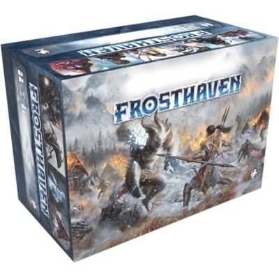 Asmodee Cephalofair Games Frosthaven, Juego de Mesa cooperativo, de campaña ambientado en un Universo Helado, Desde 14 años, 1-4 Jugadores, 30 Minutos de Juego por Jugador, versión española Asmodee Cephalofair Games Frosthaven, Juego de Mesa cooperativo, de campaña ambientado en un Universo Helado, Desde 14 años, 1-4 Jugadores, 30 Minutos de Juego por Jugador, versión española