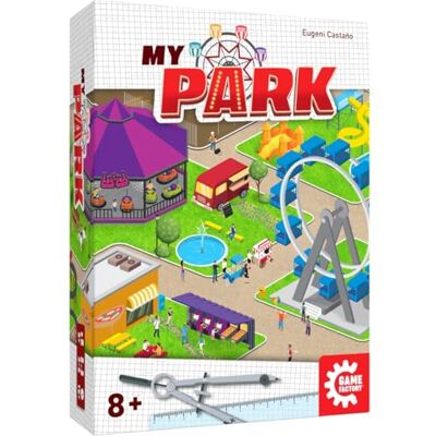 Game Factory My Park, construye tu Parque temático, Genial Juego de Cartas, Juego Familiar para 2-5 Personas a Partir de 8 años, Juego de Mesa Game Factory My Park, construye tu Parque temático, Genial Juego de Cartas, Juego Familiar para 2-5 Personas a Partir de 8 años, Juego de Mesa