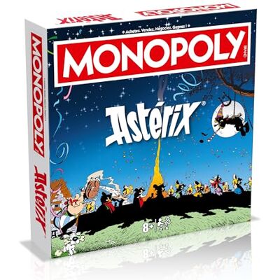 Winning Moves Monopoly Astérix Juego de Mesa Familiar a Partir de 8 años Juego de Mesa de 2 a 6 Jugadores Versión Francesa Winning Moves Monopoly Astérix Juego de Mesa Familiar a Partir de 8 años Juego de Mesa de 2 a 6 Jugadores Versión Francesa