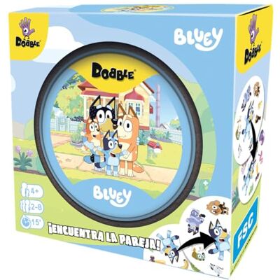 Asmodee Dobble Bluey, Juego de Cartas de Observación y Velocidad para Niños y Adultos, Juego de Mesa, 15 Minutos de Juego, A Partir de 4 años, 2-8 Jugadores Asmodee Dobble Bluey, Juego de Cartas de Observación y Velocidad para Niños y Adultos, Juego de Mesa, 15 Minutos de Juego, A Partir de 4 años, 2-8 Jugadores