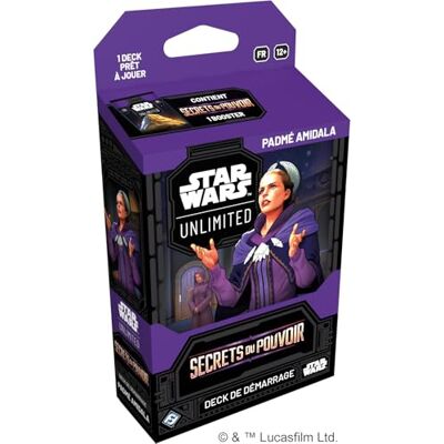 Asmodee – FFG – Star Wars: Unlimited Secrets du Poder – Deck de Inicio Padmé Amidala – Juego de Cartas coleccionables – Cartas exclusivas – A Partir de 12 años, 2+ Jugadores – Versión Francesa Asmodee – FFG – Star Wars: Unlimited Secrets du Poder – Deck de Inicio Padmé Amidala – Juego de Cartas coleccionables – Cartas exclusivas – A Partir de 12 años, 2+ Jugadores – Versión Francesa