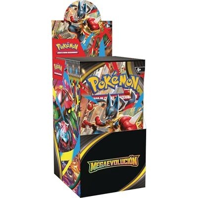 Pokémon : Expositor de Sobres de Mejora de Megaevolución de JCC (18 Sobres de Mejora) Pokémon : Expositor de Sobres de Mejora de Megaevolución de JCC (18 Sobres de Mejora)