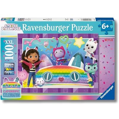 Ravensburger Puzzles XXL Gabby's Dollhouse Puzzle 6 Años O Más Regalo Niño 6 Años O Más De 100 Piezas Rompecabezas Niños De 36 X 49 Cm Puzzle Ravensburger Puzzles XXL Gabby's Dollhouse Puzzle 6 Años O Más Regalo Niño 6 Años O Más De 100 Piezas Rompecabezas Niños De 36 X 49 Cm Puzzle