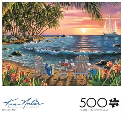 Buffalo Games Kim Norlien Summertime 500 Piece Jigsaw Puzzle For Adults -Challenging Puzzle Perfect for Game Nights Finished Size is 21.25 x 15.00 Buffalo Games Kim Norlien Summertime 500 Piece Jigsaw Puzzle For Adults -Challenging Puzzle Perfect for Game Nights Finished Size is 21.25 x 15.00