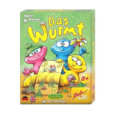 Zoch Das wurmt Das wurmt Divertido Juego de Amarre para 2-5 Jugadores a Partir de 8 años Zoch Das wurmt Das wurmt Divertido Juego de Amarre para 2-5 Jugadores a Partir de 8 años