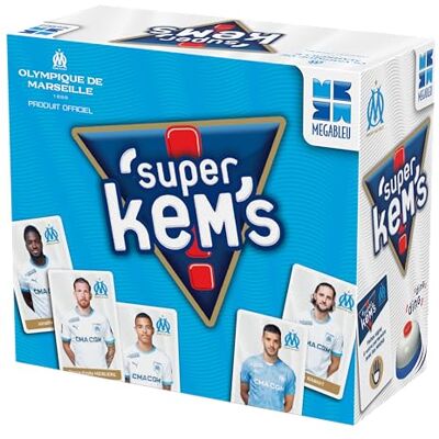 Megableu Super KEMS OM Juego de Mesa de fútbol para Adultos y niños a Partir de 6 años Edición de fútbol olímpico de Marsella Reúne 4 Cartas idénticas Juegos de Cartas 4 Jugadores en Megableu Super KEMS OM Juego de Mesa de fútbol para Adultos y niños a Partir de 6 años Edición de fútbol olímpico de Marsella Reúne 4 Cartas idénticas Juegos de Cartas 4 Jugadores en