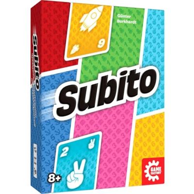 Game Factory SUBITO Juego de Mesa, a Partir de 8 años, 2 a 4 Jugadores, Velocidad, táctica Game Factory SUBITO Juego de Mesa, a Partir de 8 años, 2 a 4 Jugadores, Velocidad, táctica