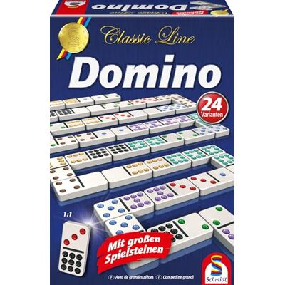 Schmidt Spiele Domino Juego de táctica Juego de tablero (Juego de táctica, 20 min, Niño/niña, 6 año(s), 190 mm, 275 mm) , color/modelo surtido Schmidt Spiele Domino Juego de táctica Juego de tablero (Juego de táctica, 20 min, Niño/niña, 6 año(s), 190 mm, 275 mm) , color/modelo surtido