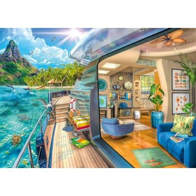 Ravensburger Puzzle 1000 Piezas Crucero a los Trópicos Puzzle Adultos 70x50cm Puzle 1000 Piezas Rompecabezas Adultos Ravensburger Puzzle 1000 Piezas Crucero a los Trópicos Puzzle Adultos 70x50cm Puzle 1000 Piezas Rompecabezas Adultos