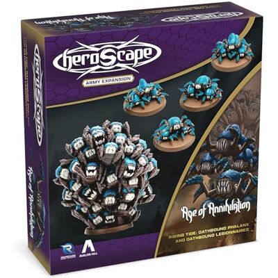 Renegade Game Studios Renegade Games: Heroscape: Rising Tide Expansión del ejército de falange y Juramento de legionarios 5 miniaturas montadas sin Pintar y 2 Cartas del ejército, Contenido de expansión, Juego básico Renegade Game Studios Renegade Games: Heroscape: Rising Tide Expansión del ejército de falange y Juramento de legionarios 5 miniaturas montadas sin Pintar y 2 Cartas del ejército, Contenido de expansión, Juego básico