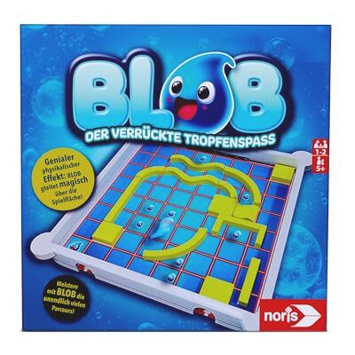 noris Blob Juego de Habilidad para niños (Juego a Partir de 5 años), diseño de Laberinto con desafíos infinitos, 1-2 Jugadores noris Blob Juego de Habilidad para niños (Juego a Partir de 5 años), diseño de Laberinto con desafíos infinitos, 1-2 Jugadores