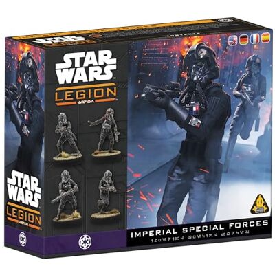 Asmodee Star Wars Legión: Imperial Special Forces, Expansión, Juego de Miniaturas, A Partir de 14 Años, para 2 Jugadores, 60-120 por Partida, Español/Alemán/Inglés/Francés Asmodee Star Wars Legión: Imperial Special Forces, Expansión, Juego de Miniaturas, A Partir de 14 Años, para 2 Jugadores, 60-120 por Partida, Español/Alemán/Inglés/Francés