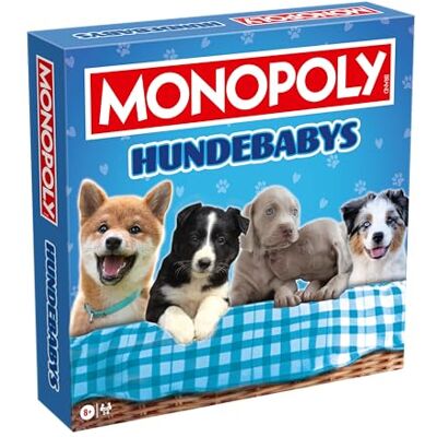 Winning Moves Monopoly Hundebabies Edition Monopoly Juego para fans de la familia, estrategia, juegos de mesa para perros – 2-6 jugadores a partir de 8 años – alemán Winning Moves Monopoly Hundebabies Edition Monopoly Juego para fans de la familia, estrategia, juegos de mesa para perros – 2-6 jugadores a partir de 8 años – alemán