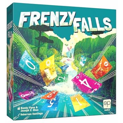 USAopoly Frenzy Falls Juego de Cartas, edición Inglesa 2-6 jugadores, 30 min, 10+ años; juega cartas boca abajo en Pools, provoca desbordes y gana Cartas de Puntuación. USAopoly Frenzy Falls Juego de Cartas, edición Inglesa 2-6 jugadores, 30 min, 10+ años; juega cartas boca abajo en Pools, provoca desbordes y gana Cartas de Puntuación.