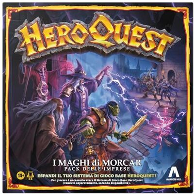 Avalon Hill , HeroQuest, Pack de Empresas Los Magos de Morcar (para Jugar es Necesario Tener el Sistema de Juego Base HeroQuest) Versión en español Avalon Hill , HeroQuest, Pack de Empresas Los Magos de Morcar (para Jugar es Necesario Tener el Sistema de Juego Base HeroQuest) Versión en español