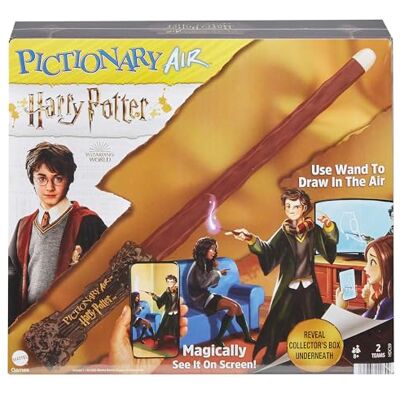 Mattel Pictionary Air Harry Potter Juego de Dibujo Familiar Regalo para niños a Partir de 8 años. (edición Inglés ) Mattel Pictionary Air Harry Potter Juego de Dibujo Familiar Regalo para niños a Partir de 8 años. (edición Inglés )