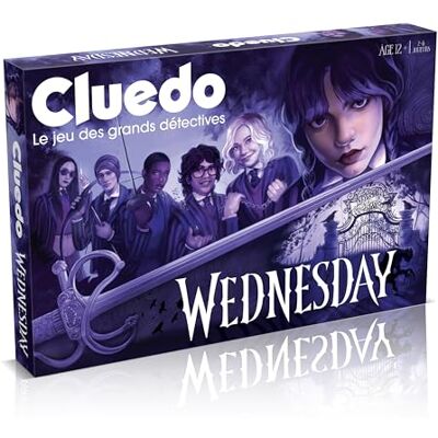Winning Moves Cluedo Wednesday Juego de Mesa Juego de Mesa Juegos de Wednesday a Partir de 12 años 2 a 6 Jugadores Versión Francesa Winning Moves Cluedo Wednesday Juego de Mesa Juego de Mesa Juegos de Wednesday a Partir de 12 años 2 a 6 Jugadores Versión Francesa