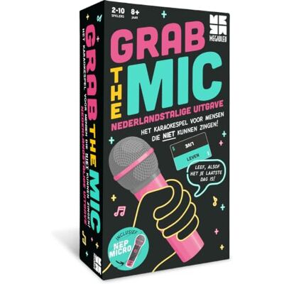 Megableu Grab The Mic Juego de Karaoke para Enfants 8 ANS+ Divertido Juego Familiar Musical Juego para el Hogar Juego Interactivo de Fiesta Sin Talento de Canto No Necesita Baterías Megableu Grab The Mic Juego de Karaoke para Enfants 8 ANS+ Divertido Juego Familiar Musical Juego para el Hogar Juego Interactivo de Fiesta Sin Talento de Canto No Necesita Baterías