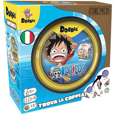 Asmodee Dobble One Piece, Juego de Mesa rápido y Divertido para Toda la Familia, 2-8 Jugadores, 6+ años, edición en Italiano Asmodee Dobble One Piece, Juego de Mesa rápido y Divertido para Toda la Familia, 2-8 Jugadores, 6+ años, edición en Italiano