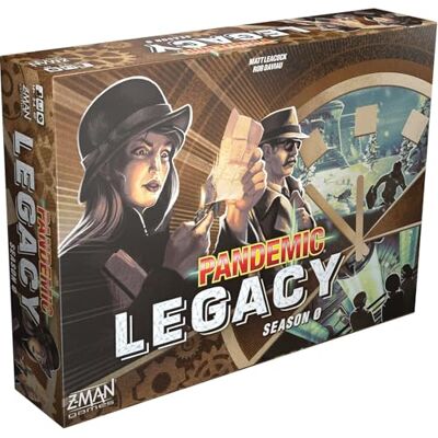 Asmodee Z-Man Games, Pandemic Legacy Season 0, Board Game, Ages 14+, For 2 to 4 Players, 60 Minutes Playing Time Asmodee Z-Man Games, Pandemic Legacy Season 0, Board Game, Ages 14+, For 2 to 4 Players, 60 Minutes Playing Time