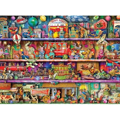 Buffalo Games Aimee Stewart Toy Wonderama 1000 Piece Jigsaw Puzzle for Adults -Challenging Puzzle Perfect for Game Nights Finished Size is 26.75 x 19.75 Buffalo Games Aimee Stewart Toy Wonderama 1000 Piece Jigsaw Puzzle for Adults -Challenging Puzzle Perfect for Game Nights Finished Size is 26.75 x 19.75