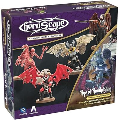 Renegade Game Studios Renegade Heroscape Age of Annihilation: Revenants & Nuckelavee Expansión De Ejército, Compatible con Heroscape, 4 Miniaturas, 2 Cartas De Ejército 2-4 Jugadores 60-120 Minutos Renegade Game Studios Renegade Heroscape Age of Annihilation: Revenants & Nuckelavee Expansión De Ejército, Compatible con Heroscape, 4 Miniaturas, 2 Cartas De Ejército 2-4 Jugadores 60-120 Minutos