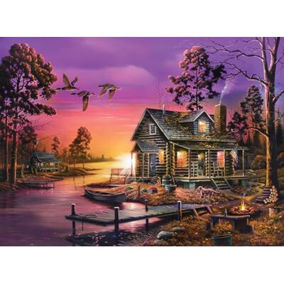 Buffalo Games Geno Peoples Lakeside Living Rompecabezas de 1000 Piezas para Adultos, Rompecabezas desafiante Noches de Juegos, el tamaño del Rompecabezas Terminado es de 26.75 x Buffalo Games Geno Peoples Lakeside Living Rompecabezas de 1000 Piezas para Adultos, Rompecabezas desafiante Noches de Juegos, el tamaño del Rompecabezas Terminado es de 26.75 x