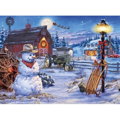 Buffalo Games Country Christmas by Darrell Bush 1000Piece Jigsaw Puzzle Form The Holiday Collection by Puzzle by Buffalo Games Country Christmas by Darrell Bush 1000Piece Jigsaw Puzzle Form The Holiday Collection by Puzzle by