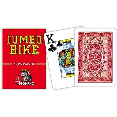 Cartas de póker Jumbo Bike Modiano - Cartas para jugar Cartas de póker Jumbo Bike Modiano - Cartas para jugar