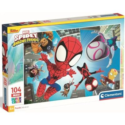 Clementoni 23777 Puzzle - Spidey, 104 piezas, Niños Clementoni 23777 Puzzle - Spidey, 104 piezas, Niños