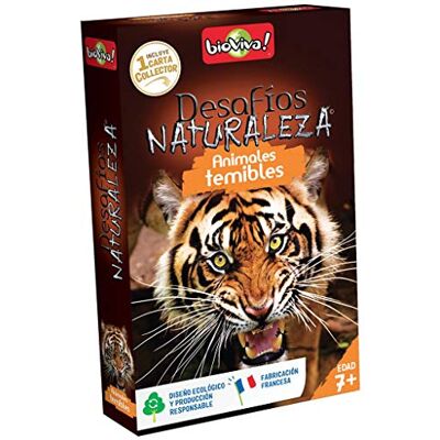 BIOVIVA Juego de Cartas Desafío de Animales - Diversión Educativa BIOVIVA Juego de Cartas Desafío de Animales - Diversión Educativa