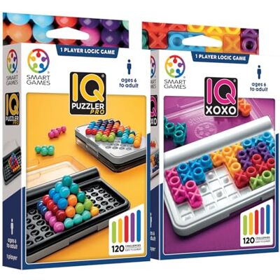 Ludilo Smart Games Iq Puzzler Pro + Iq XOXO Juegos De Mesa Niños 6 Años Juegos Educativos 6 Años Juego de Mesa De Lógica para Niños Juego Infantiles Ludilo Smart Games Iq Puzzler Pro + Iq XOXO Juegos De Mesa Niños 6 Años Juegos Educativos 6 Años Juego de Mesa De Lógica para Niños Juego Infantiles