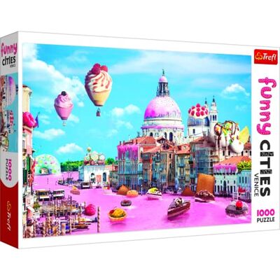Trefl , Puzzle, Dulces en Venecia, de 1000 Piezas, Ciudad Graciosa, Adultos y niños a Partir de 12 años Trefl , Puzzle, Dulces en Venecia, de 1000 Piezas, Ciudad Graciosa, Adultos y niños a Partir de 12 años