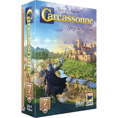 Asmodee Carcasonne Extensión: Asiento y Defensa Hans im Glück Juego de Mesa de Estrategia Desde 8 años 2 a 6 Jugadores 65 min versión Francesa Asmodee Carcasonne Extensión: Asiento y Defensa Hans im Glück Juego de Mesa de Estrategia Desde 8 años 2 a 6 Jugadores 65 min versión Francesa