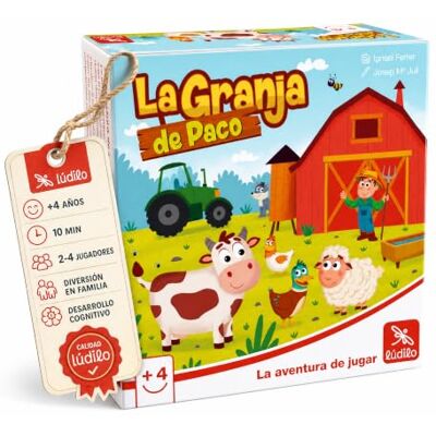 Ludilo La Granja De Paco Juegos De Mesa Niños 4 Años O Más Juegos Educativos Niños 4 Años De Partidas De 10 Minutos Juego De Mesa De 2 A 4 Jugadores Ludilo La Granja De Paco Juegos De Mesa Niños 4 Años O Más Juegos Educativos Niños 4 Años De Partidas De 10 Minutos Juego De Mesa De 2 A 4 Jugadores