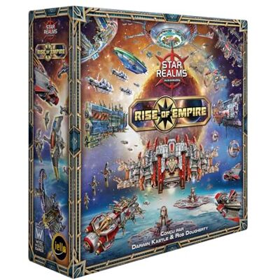 IELLO Star Realms Rise of Empire Juego de Deck-Building Legacy y Estrategia Espacial Campaña Escalable en 12 Escenarios 2 Jugadores A Partir de 12 Años IELLO Star Realms Rise of Empire Juego de Deck-Building Legacy y Estrategia Espacial Campaña Escalable en 12 Escenarios 2 Jugadores A Partir de 12 Años