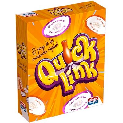 Falomir Quick Link Juego de Cartas Rápido y Divertido para Toda la Familia Desarrolla la Lógica y el Lenguaje para niños a Partir de 7 años Falomir Quick Link Juego de Cartas Rápido y Divertido para Toda la Familia Desarrolla la Lógica y el Lenguaje para niños a Partir de 7 años