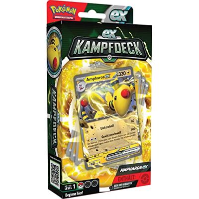 Pokémon Juego de Cartas coleccionables: baraja de Combate Ampharos-ex (baraja instantáneamente jugable con 60 Cartas) Pokémon Juego de Cartas coleccionables: baraja de Combate Ampharos-ex (baraja instantáneamente jugable con 60 Cartas)