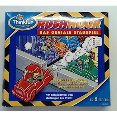ThinkFun Rush Hour®: el Brillante Juego de Atascos. Juego de lógica de para niños y Adultos a Partir de 8 años. Incluye 10 tareas adicionales, edición Especial de Amazon ThinkFun Rush Hour®: el Brillante Juego de Atascos. Juego de lógica de para niños y Adultos a Partir de 8 años. Incluye 10 tareas adicionales, edición Especial de Amazon