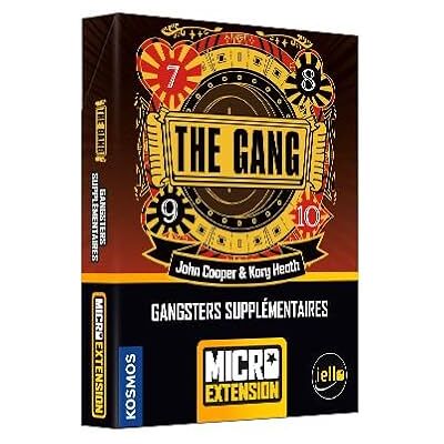 IELLO The Gang: Gángsters adicionales – Micro Extension versión Francesa – Extensión del Juego de Cartas cooperativo Inspirado en el Poker Texas Hold'em 7 a 10 Jugadores 25 min a Partir de 10 IELLO The Gang: Gángsters adicionales – Micro Extension versión Francesa – Extensión del Juego de Cartas cooperativo Inspirado en el Poker Texas Hold'em 7 a 10 Jugadores 25 min a Partir de 10