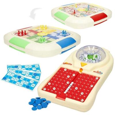 ColorBaby Set 3 Juegos de Mesa, Bingo electrónico, Parchís, El Juego de la oca, Set Completo con tableros y fichas, para más de 2 Jugadores, Juguetes niños 5 años () ColorBaby Set 3 Juegos de Mesa, Bingo electrónico, Parchís, El Juego de la oca, Set Completo con tableros y fichas, para más de 2 Jugadores, Juguetes niños 5 años ()