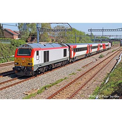 Hornby , Tren Transport for Wales, Mk4 DVT, 82229, era 11 Hornby , Tren Transport for Wales, Mk4 DVT, 82229, era 11