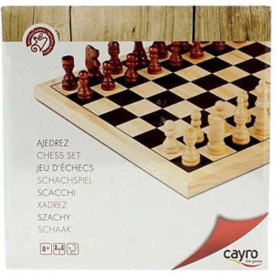 Cayro Ajedrez + 7 Años Modelo de Madera Juego de Mesa para Niños y Adultos Derrota a tu Oponente en el Menor Tiempo Posible - 2 Jugadores Cayro Ajedrez + 7 Años Modelo de Madera Juego de Mesa para Niños y Adultos Derrota a tu Oponente en el Menor Tiempo Posible - 2 Jugadores