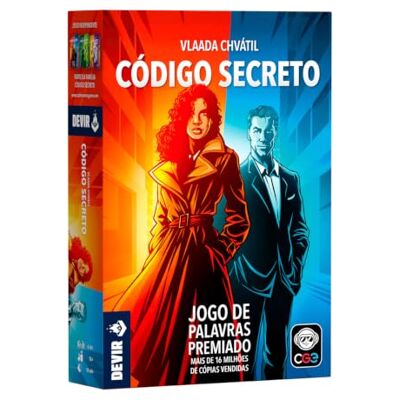 Devir - Código Secreto, Juego de Mesa, Juego de Cartas, Juego para jugar con Amigos, Party, Ed Portugués () Devir - Código Secreto, Juego de Mesa, Juego de Cartas, Juego para jugar con Amigos, Party, Ed Portugués ()