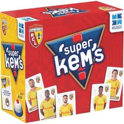 Megableu Super KEMS RC Lens Juego de Mesa de fútbol para niños y Adultos a Partir de 6 años Edición Oficial Racing Club Lens Juego de Cartas de Ambiente Reúne 4 Cartas idénticas 4 Megableu Super KEMS RC Lens Juego de Mesa de fútbol para niños y Adultos a Partir de 6 años Edición Oficial Racing Club Lens Juego de Cartas de Ambiente Reúne 4 Cartas idénticas 4