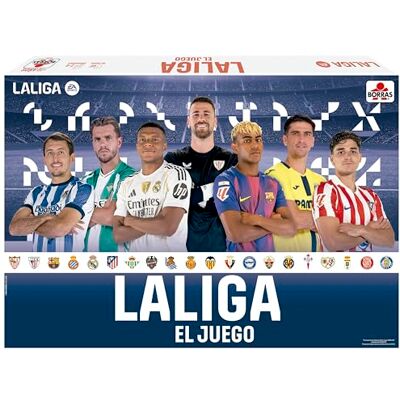 BORRAS El Juego de LALIGA 25/26, Juego de Mesa de Estrategia basado en la EA Sports. El Juego de Mesa para Amantes del fútbol. Recomendado a Partir de 10 años, Partidas de 60' () BORRAS El Juego de LALIGA 25/26, Juego de Mesa de Estrategia basado en la EA Sports. El Juego de Mesa para Amantes del fútbol. Recomendado a Partir de 10 años, Partidas de 60' ()