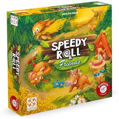 Piatnik Vienna " SpeedyRoll & Friends La Divertida Carrera de erizos continúa. La secuela del Juego del año Speedy Roll, Multicolor Piatnik Vienna " SpeedyRoll & Friends La Divertida Carrera de erizos continúa. La secuela del Juego del año Speedy Roll, Multicolor